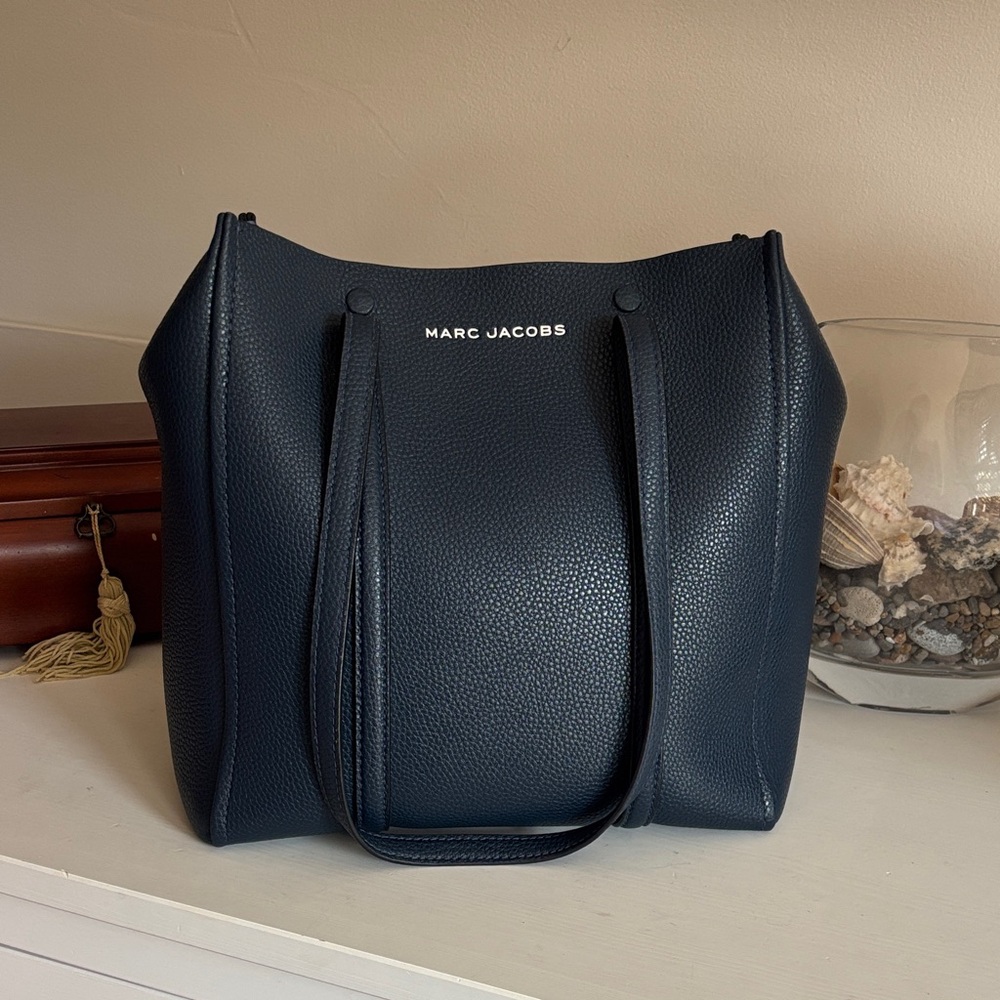 Marc Jacobs Dark Blue Tote Bag